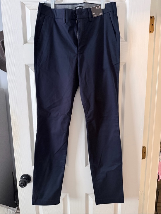 Express Other - NWT Express Men’s Skinny Chino Pants 31x32 Navy Hyper Stretch
